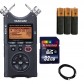 TASCAM DR-40 4-Track Portable Digital Recorder. W/ 3 Battery + USB Cable + 32 GB Memory